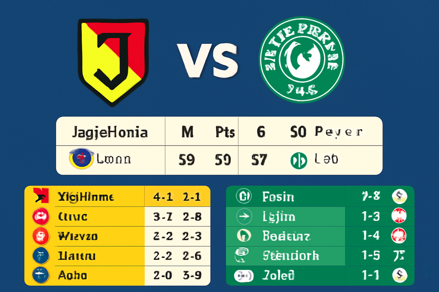 Rankingi Jagiellonia Białystok – Warta Poznań – aktualna tabela, wyniki i porównanie formy
