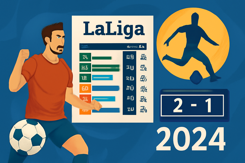 Rankingi La Liga – aktualne tabele, wyniki i król strzelców sezonu