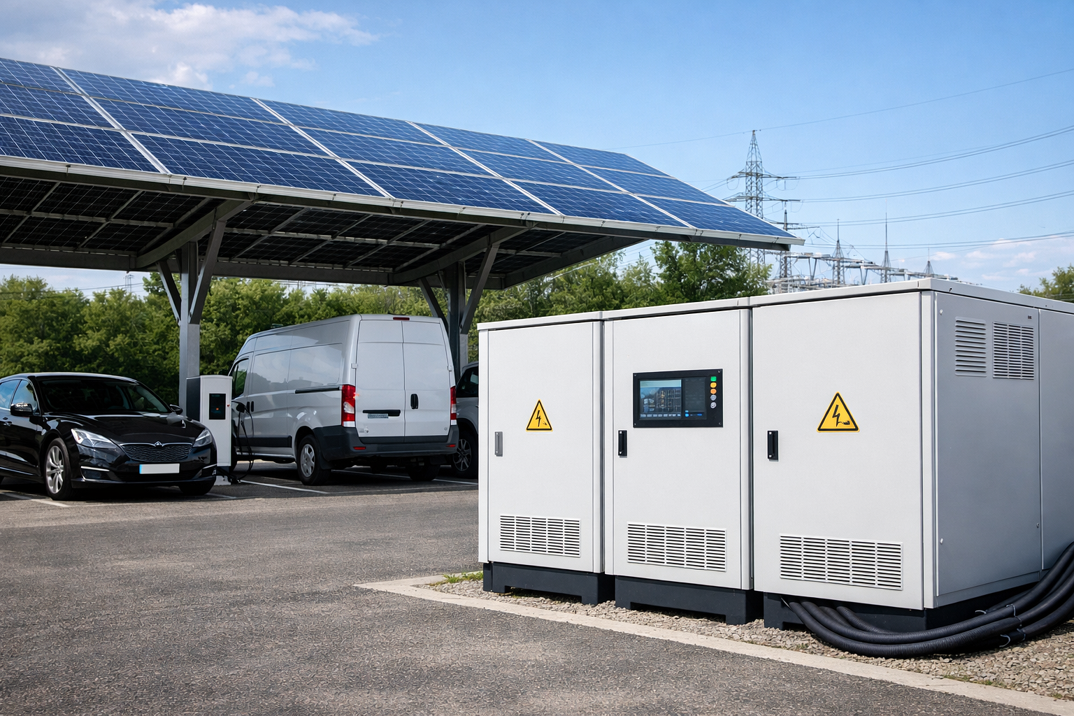 Niezależność energetyczna firmy – magazyny energii i carporty