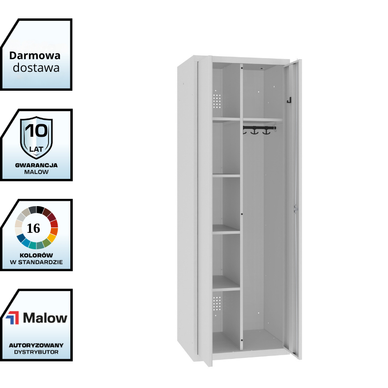 MSAU 61 – szafa gospodarcza z półkami i przedziałem ubraniowym